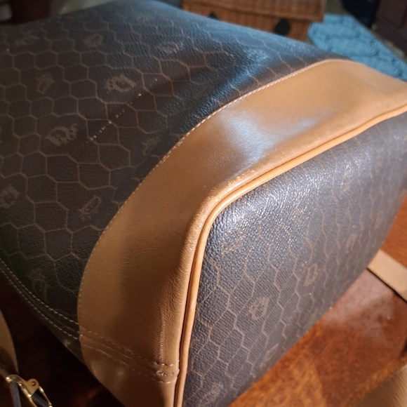 Dior Elegant Brown and Tan Designer Bucket Bag main image 6